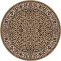 Concord Global 7 ft. 10 in. Persian Classics Kashan - Round, Gold 20219